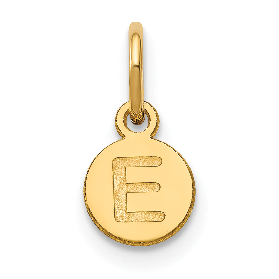 Sterling Silver/Gold-Plated 1 Letter Bubble Pendant